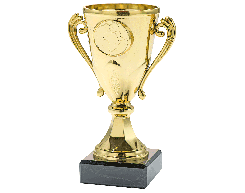 Mini-Pokal Super-Budget in Gold – 13,5 cm