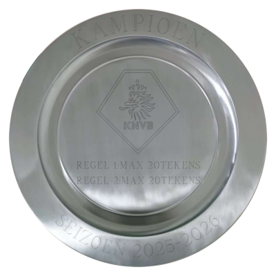 Kampioensschaal voetbal 35 cm