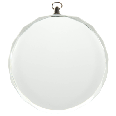 Glasmedaille mit individueller Lasergravur Ø 60 mm