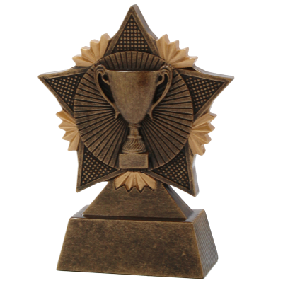 Trophäe Pokal-Stern Bronze