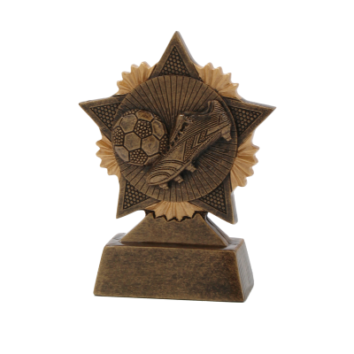 Trophäe Stern Fußballschuh