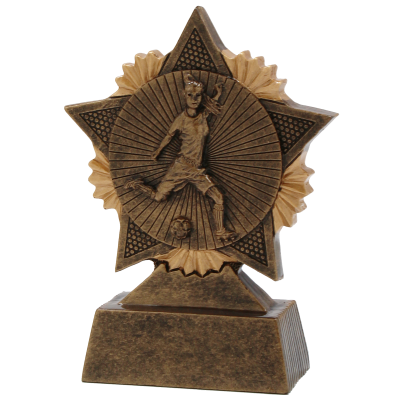 Trophäe Stern Fußballerin 