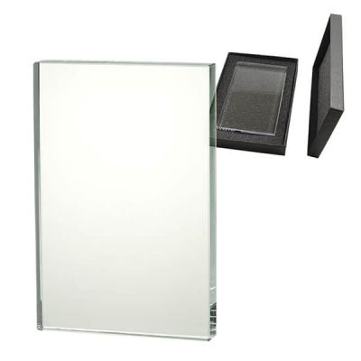 Extra dickes Glas, inkl. gratis Etui