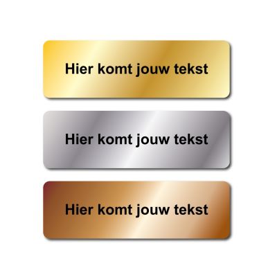 Textaufkleber Pokal 45x18mm