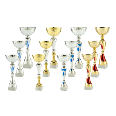 Sparpaket Pokalserie Pauline mit 12 Pokalen ­− 26,5–36,5 cm