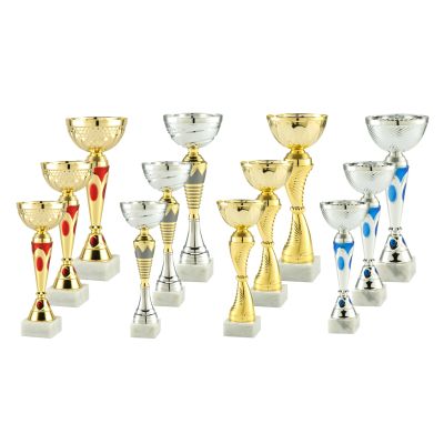 Sparpaket Pokalserie Devon mit 12 Pokalen ­− 23–30,5 cm