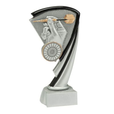 Darts Pokal Silber 14,5 cm