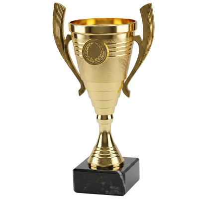 Sportpokal individuell gestalten mit Logo und Text – Gold, Silber & Bronze