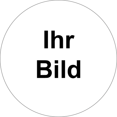Aufkleber mit eigenem Design Ø 50 mm